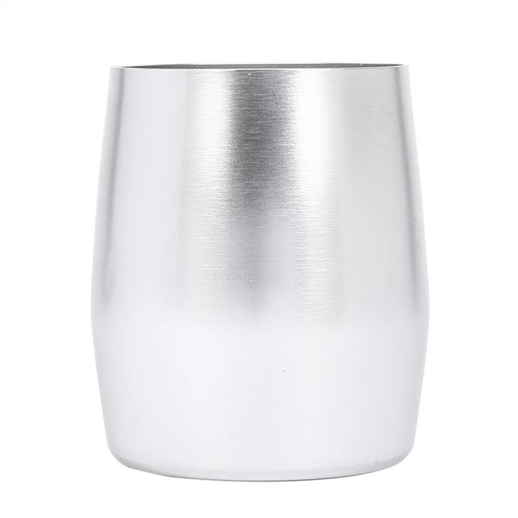 Bulge Aluminum Wax Cup side